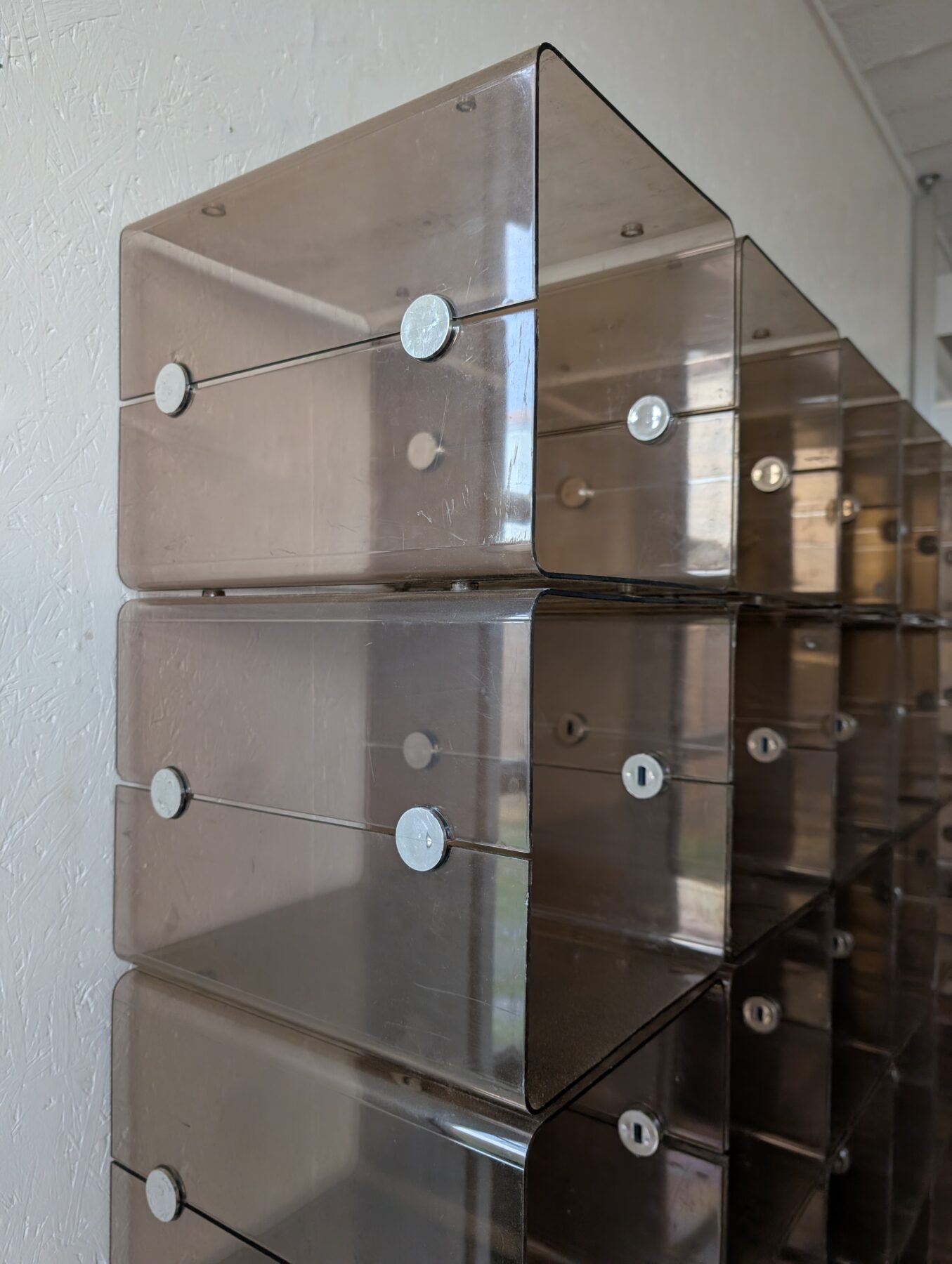 Ensemble de 42 cases Plexiglass à moduler, années 70, Italie – Image 6