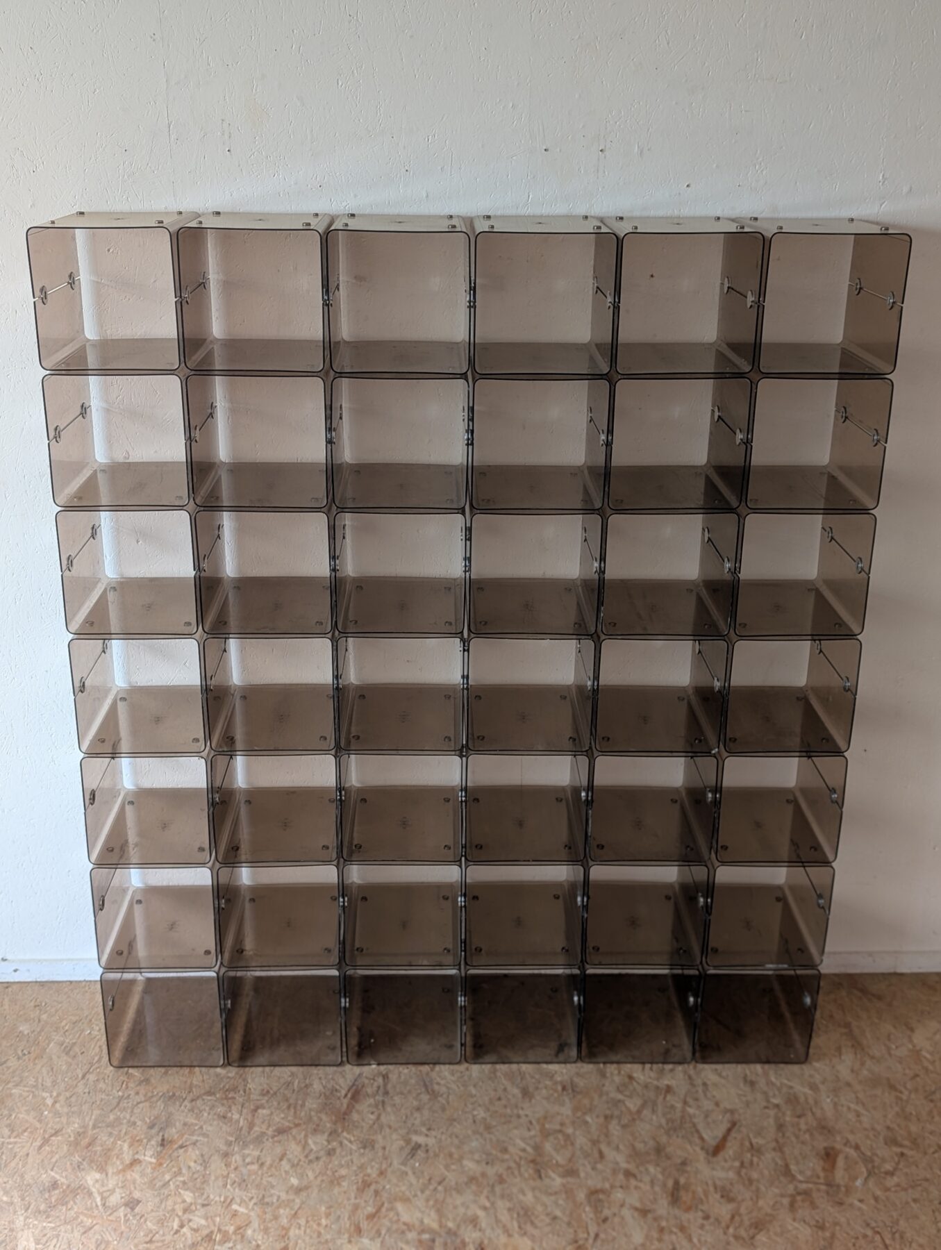 Ensemble de 42 cases Plexiglass à moduler, années 70, Italie – Image 3