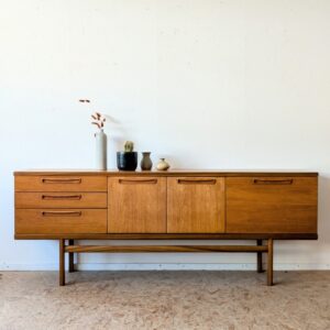 Enfilade teck Meredew 210 cm des années 60/70