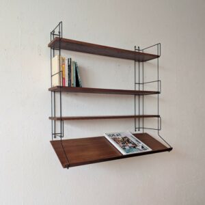 Etagère murale vintage avec porte-revues, Allemagne