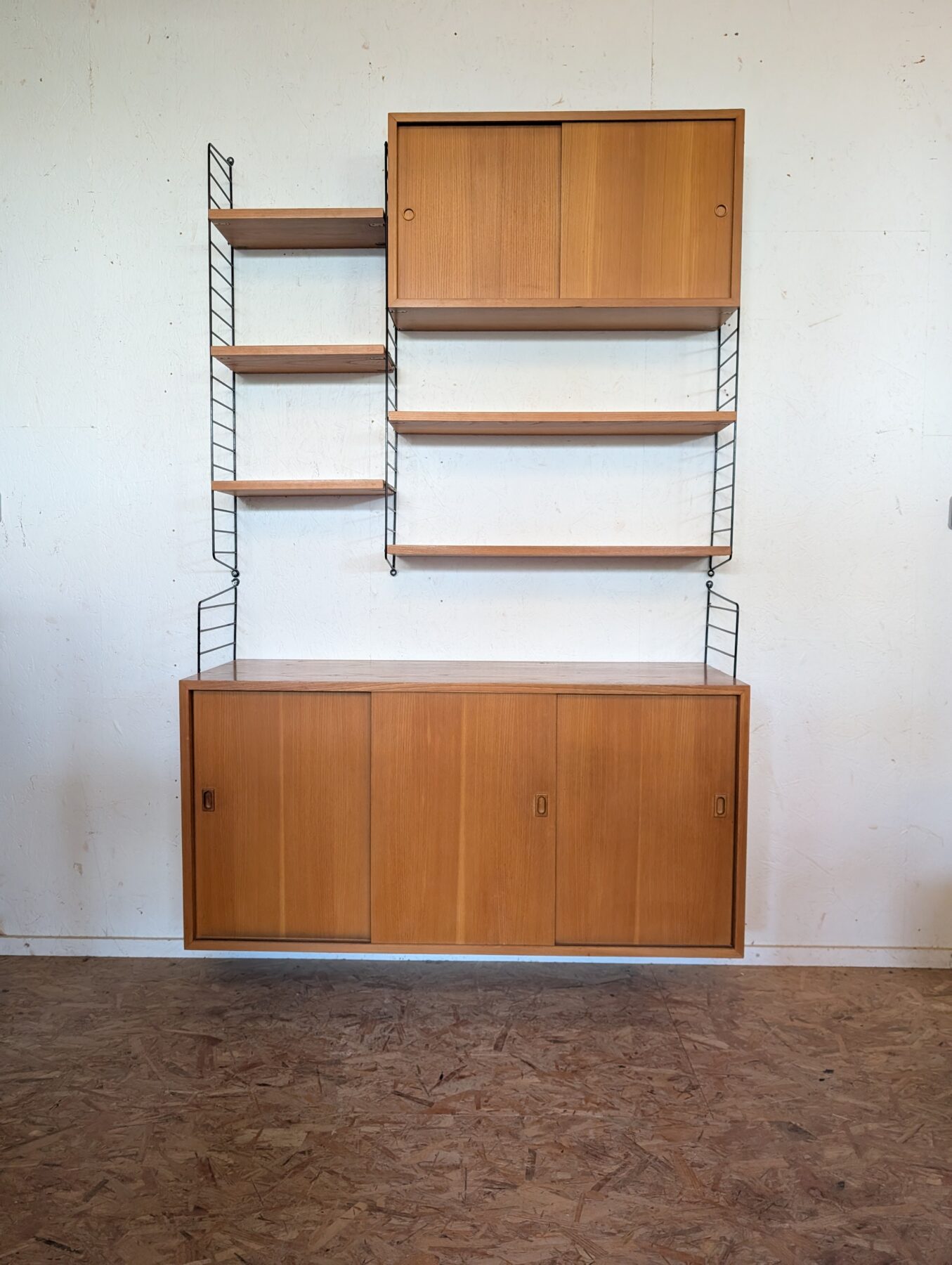 Ensemble mural original STRING par Nisse Strinning années 60, Suède. – Image 2