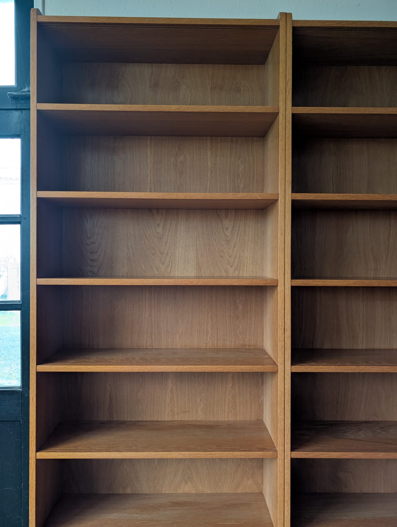 Grande bibliothèque chêne vintage – Image 4