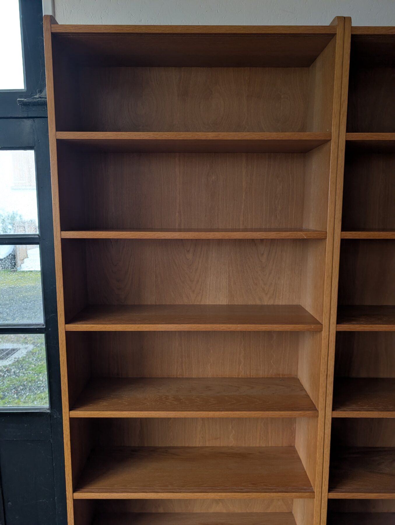 Grande bibliothèque chêne vintage – Image 6