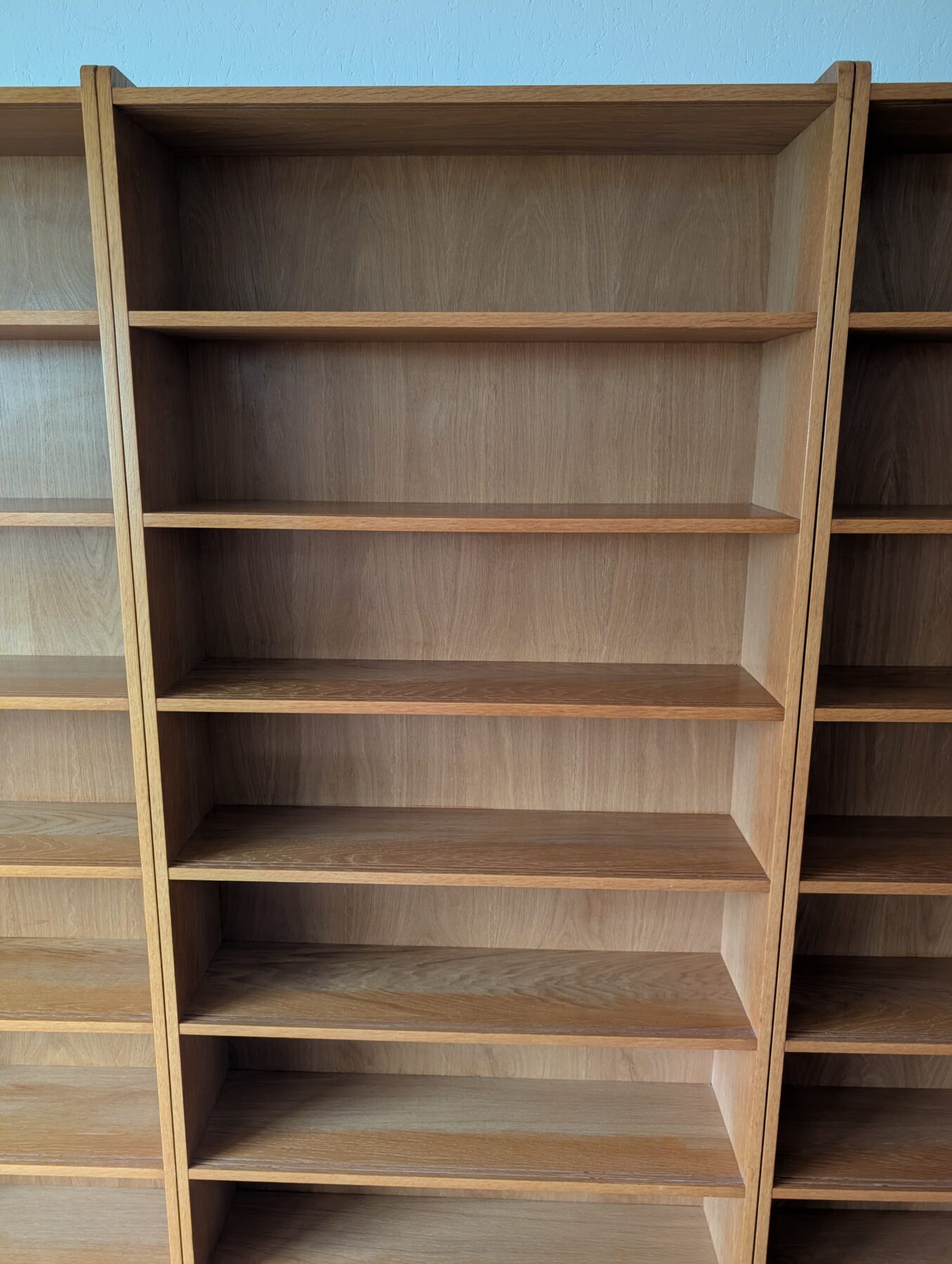 Grande bibliothèque chêne vintage – Image 7