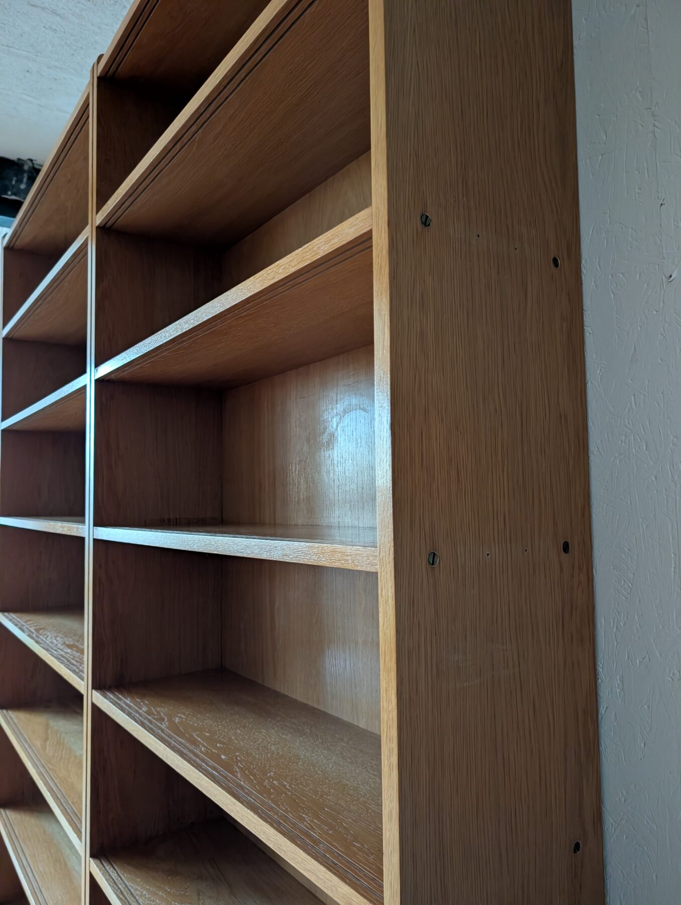 Grande bibliothèque chêne vintage – Image 15