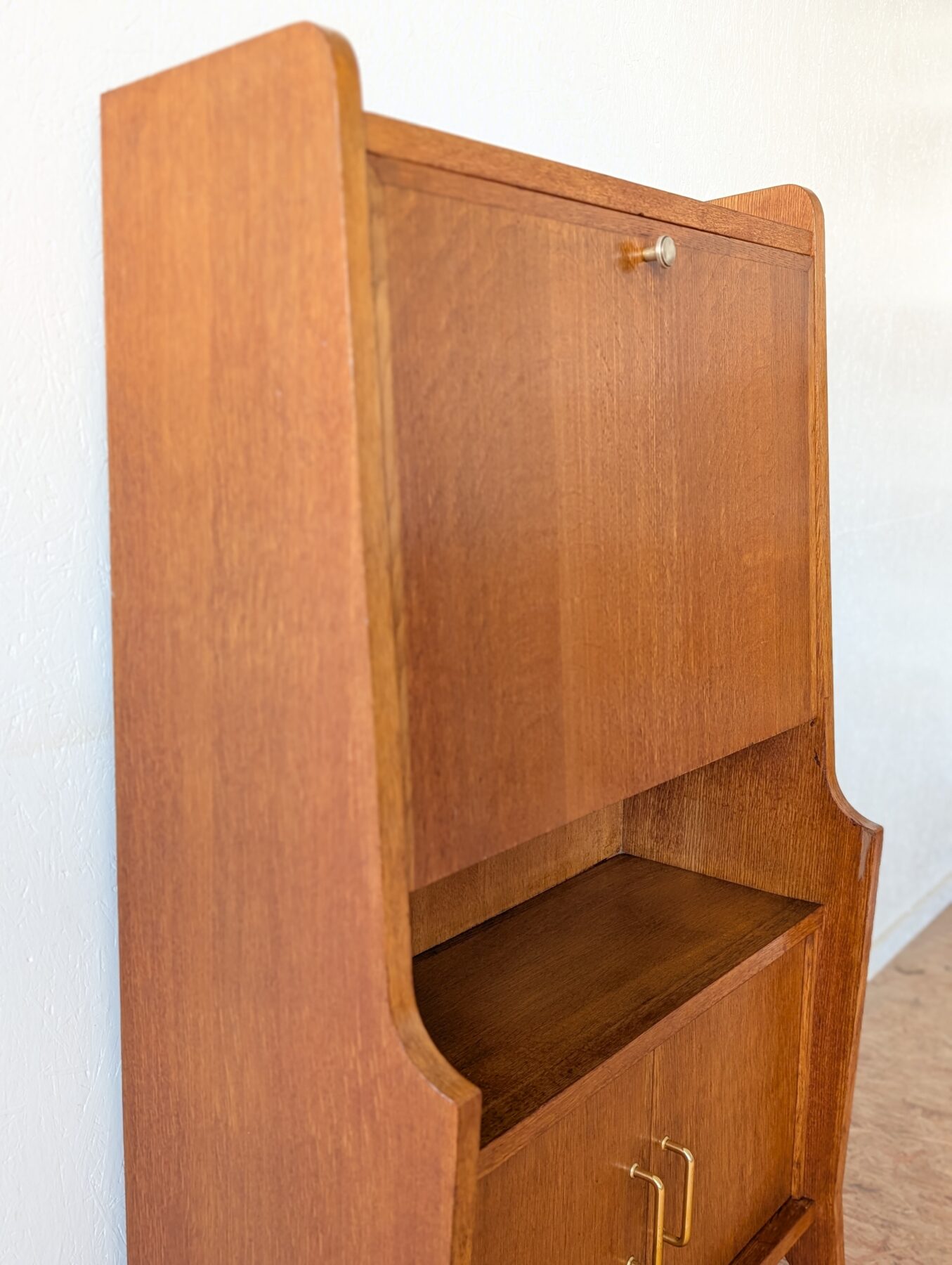 Meuble secrétaire chêne des années 50 – Image 10