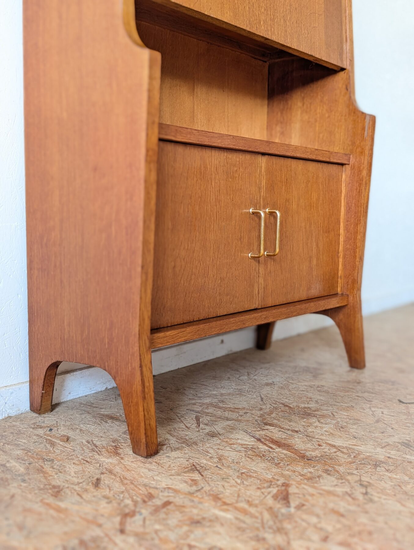 Meuble secrétaire chêne des années 50 – Image 11