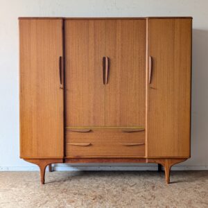 Armoire teck Tricoire & Vecchione années 60