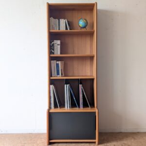 Bibliothèque orme massif Seltz années 80