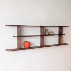 Etagère murale chêne massif années 40/50