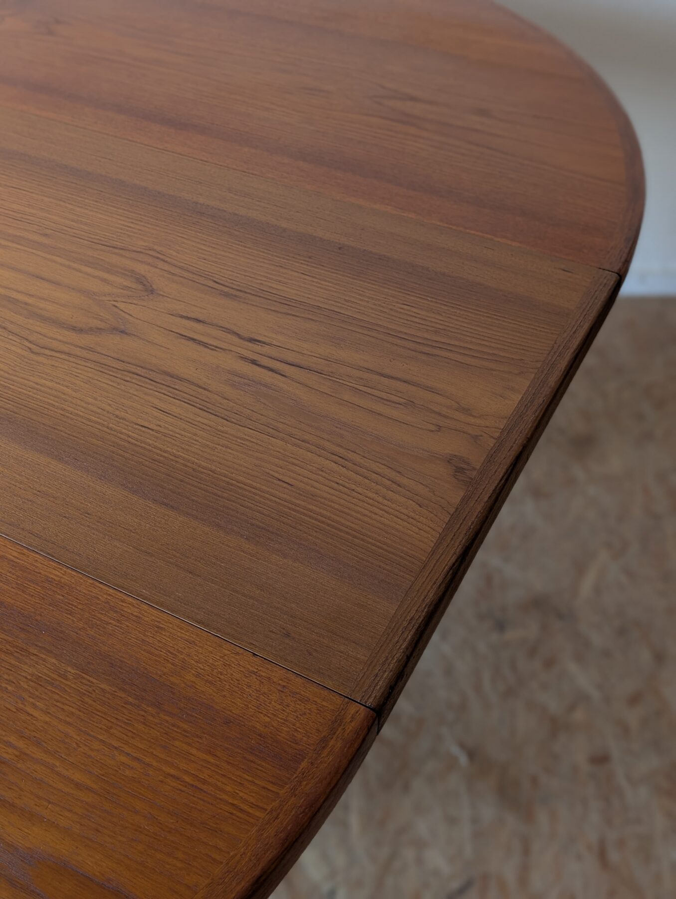 Table ronde danoise Gudme Møbelfabrik extensible avec 2 rallonges, années 60 – Image 10