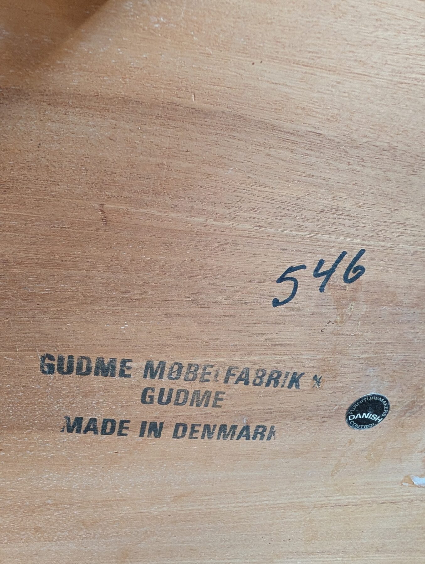 Table ronde danoise Gudme Møbelfabrik extensible avec 2 rallonges, années 60 – Image 19