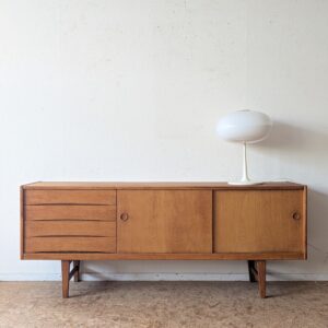 Enfilade suédoise chêne blond Eric Wørts, années 60