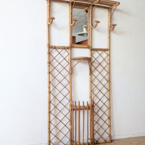 Vestiaire rotin des années 50