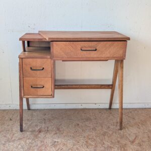 Bureau / console chêne vintage
